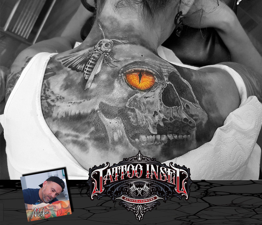Motte Skull tattoo
