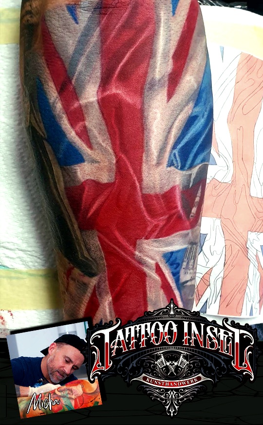 englandflag greatbritain tattoo