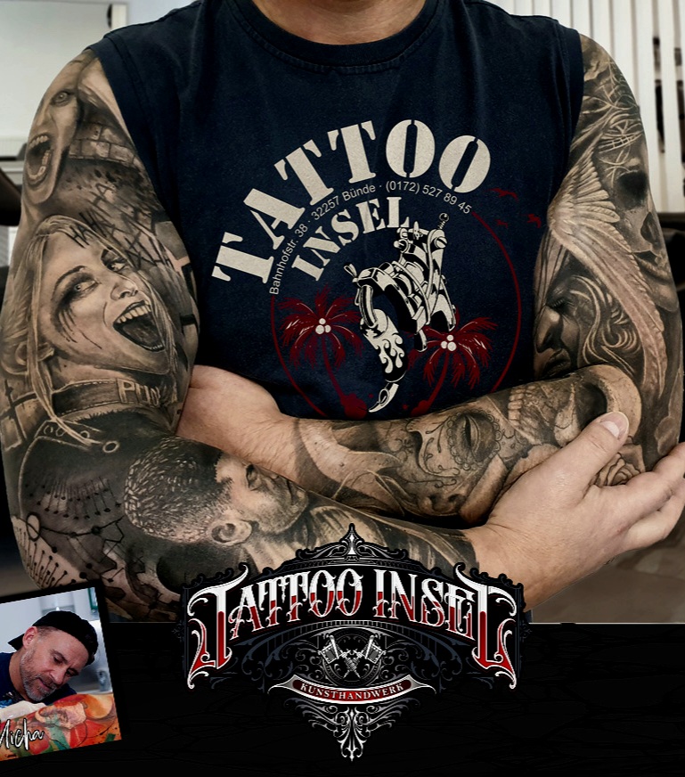 Harlequinn-joker-tattoos